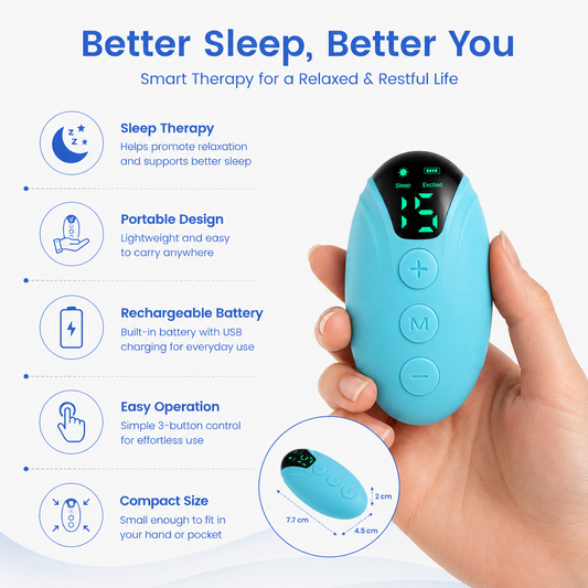 Sleep Relaxing Therapy Device – Handheld Calm Massager | BagnShop