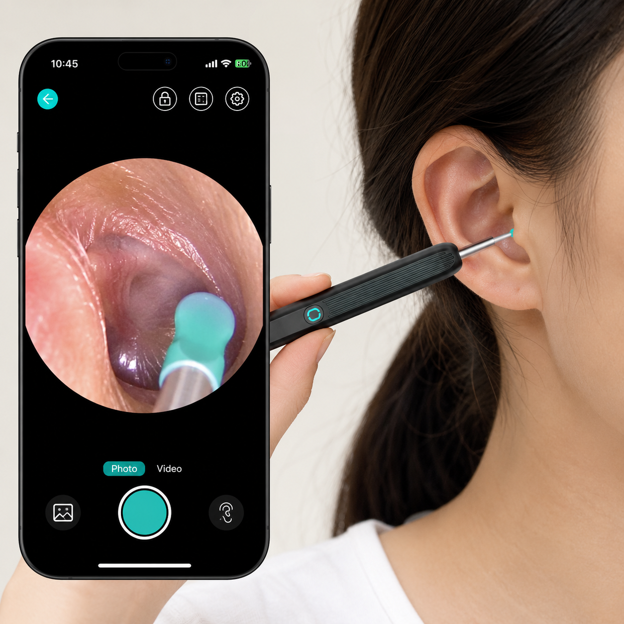 Ear Wax Removal Camera – HD Wireless Otoscope with Light | BagnShop
