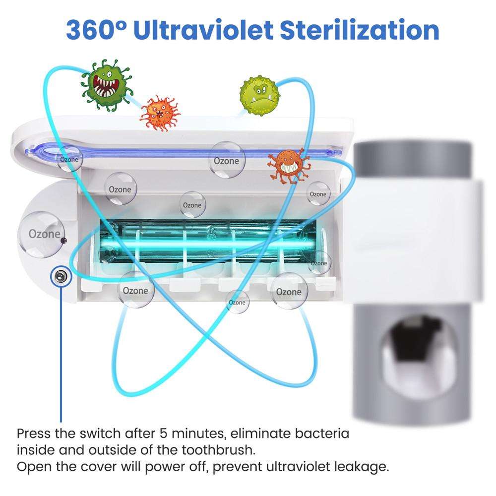 BagnShop toothbrush sterilizer UV-C light sanitising mode