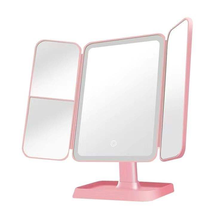 BagnShop LED makeup mirror with adjustable brightness for detailed makeup application