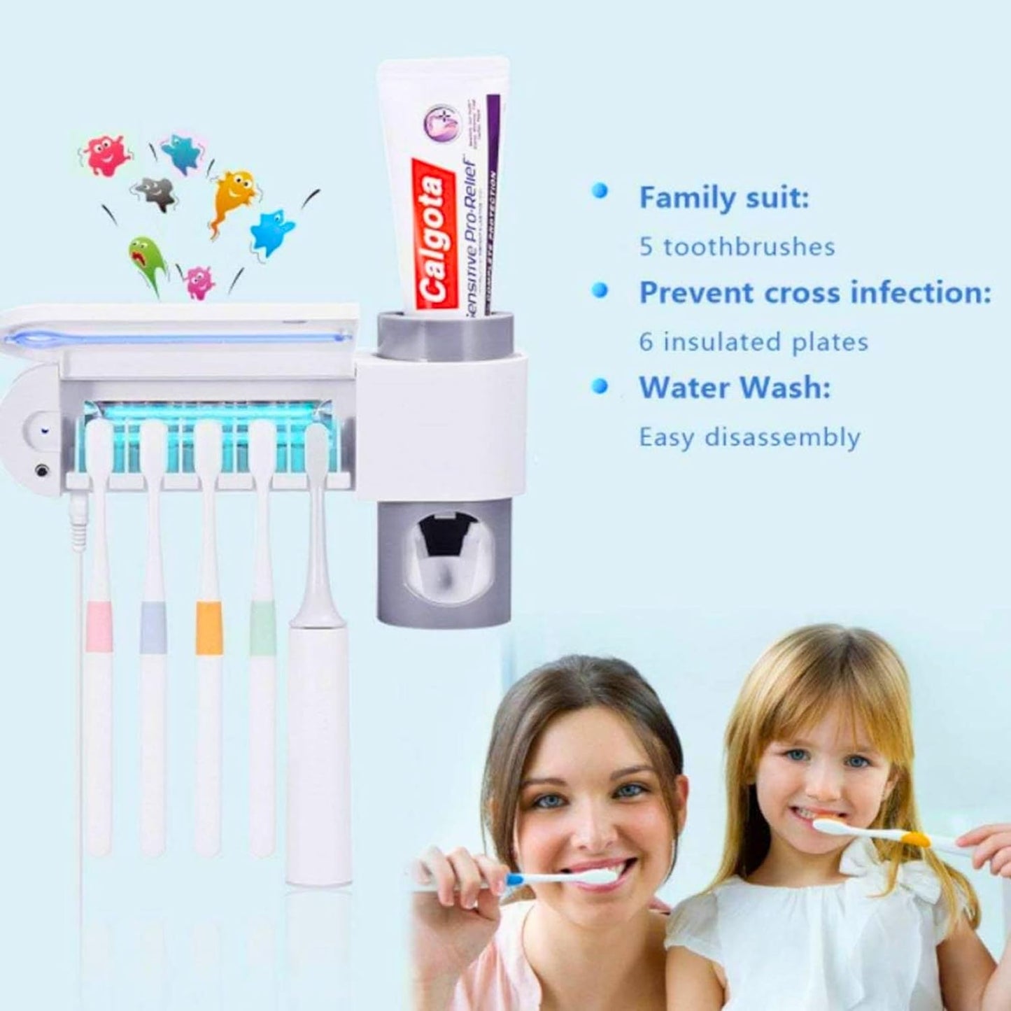BagnShop UV sterilizer with dispenser product overview