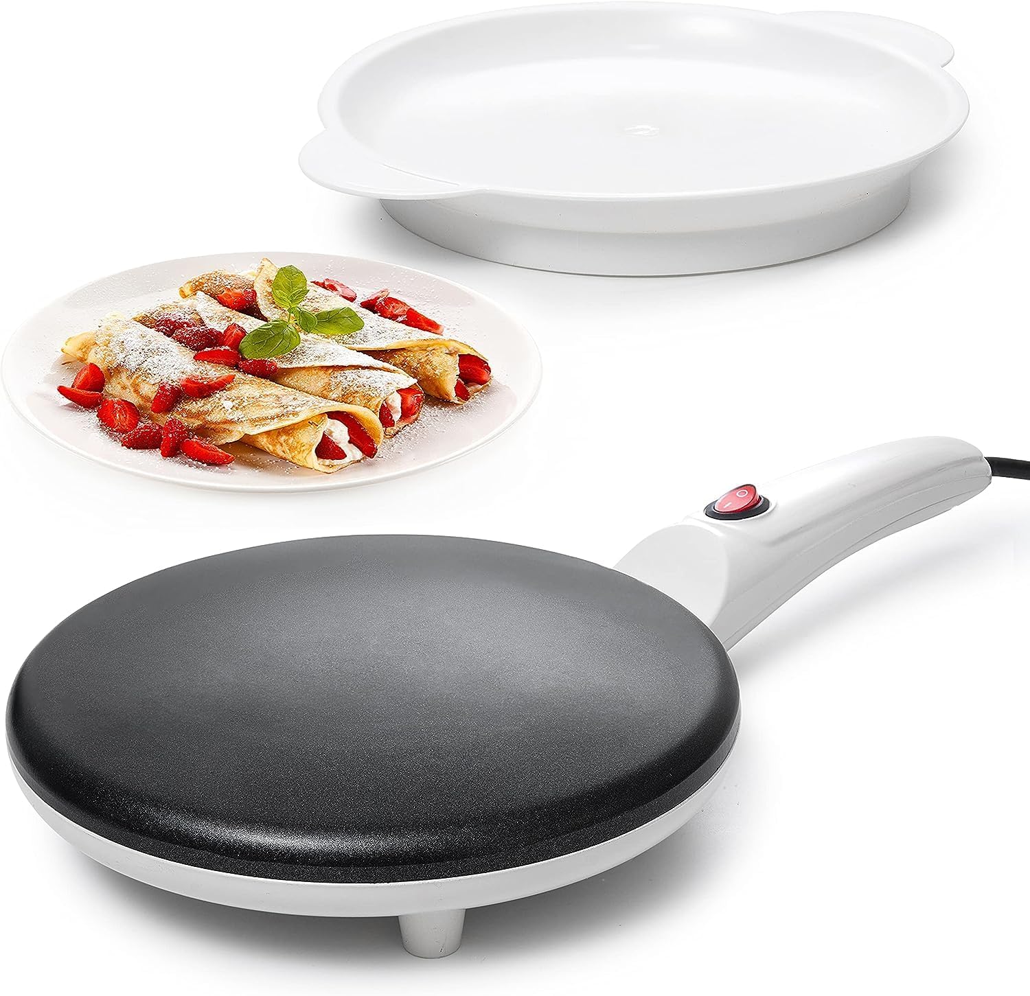 Electric pancake and crepe maker, home-focused corporate gift