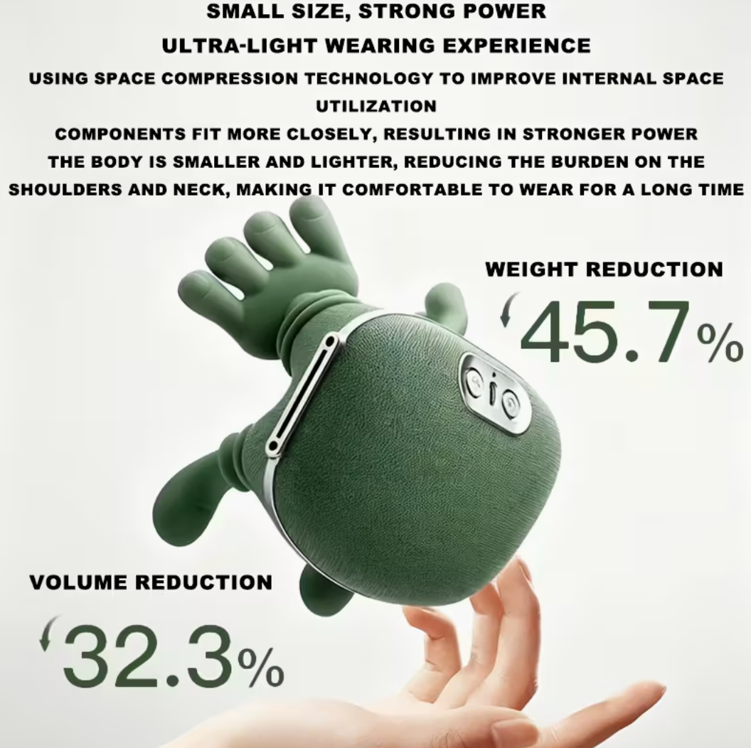 BagnShop deep tissue massager heating function close-up