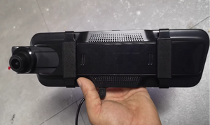 BagnShop dash camera mirror showing dual lens setup