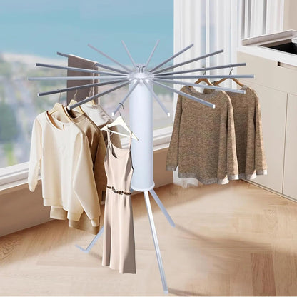 BagnShop clothes drying stand folded compact for storage