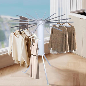BagnShop clothes drying stand folded compact for storage