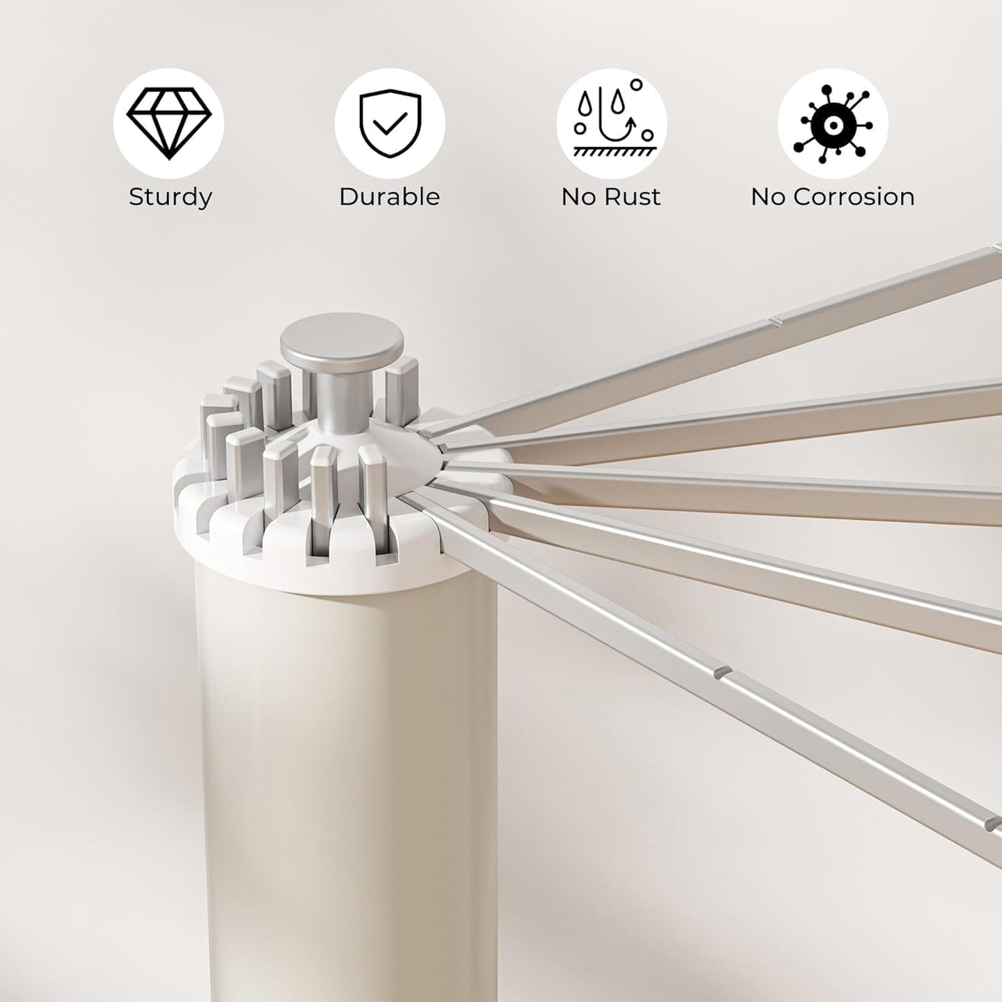BagnShop outdoor drying stand dimensions and load capacity