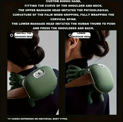 BagnShop back massager wrap-around design for shoulders