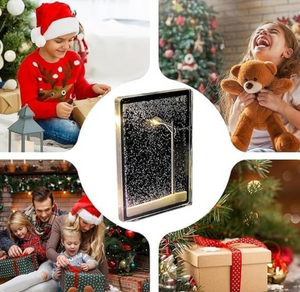 DIY snowy street LED lamp with snow effect, stylish home decor item perfect for gifts and lifestyle products. - BagnShop - DIY Snowy Street LED Lamp - Perfect Gift - Default Title