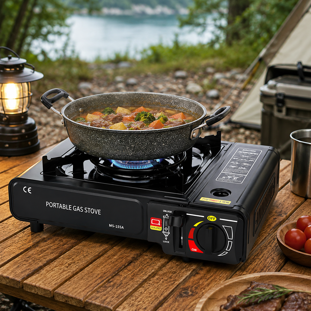 Portable Camping Gas Stove – Compact Outdoor Burner | BagnShop