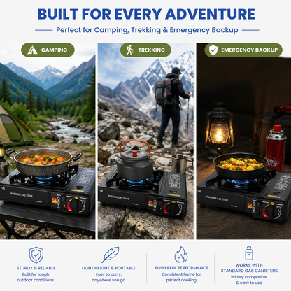 Portable Camping Gas Stove – Compact Outdoor Burner | BagnShop