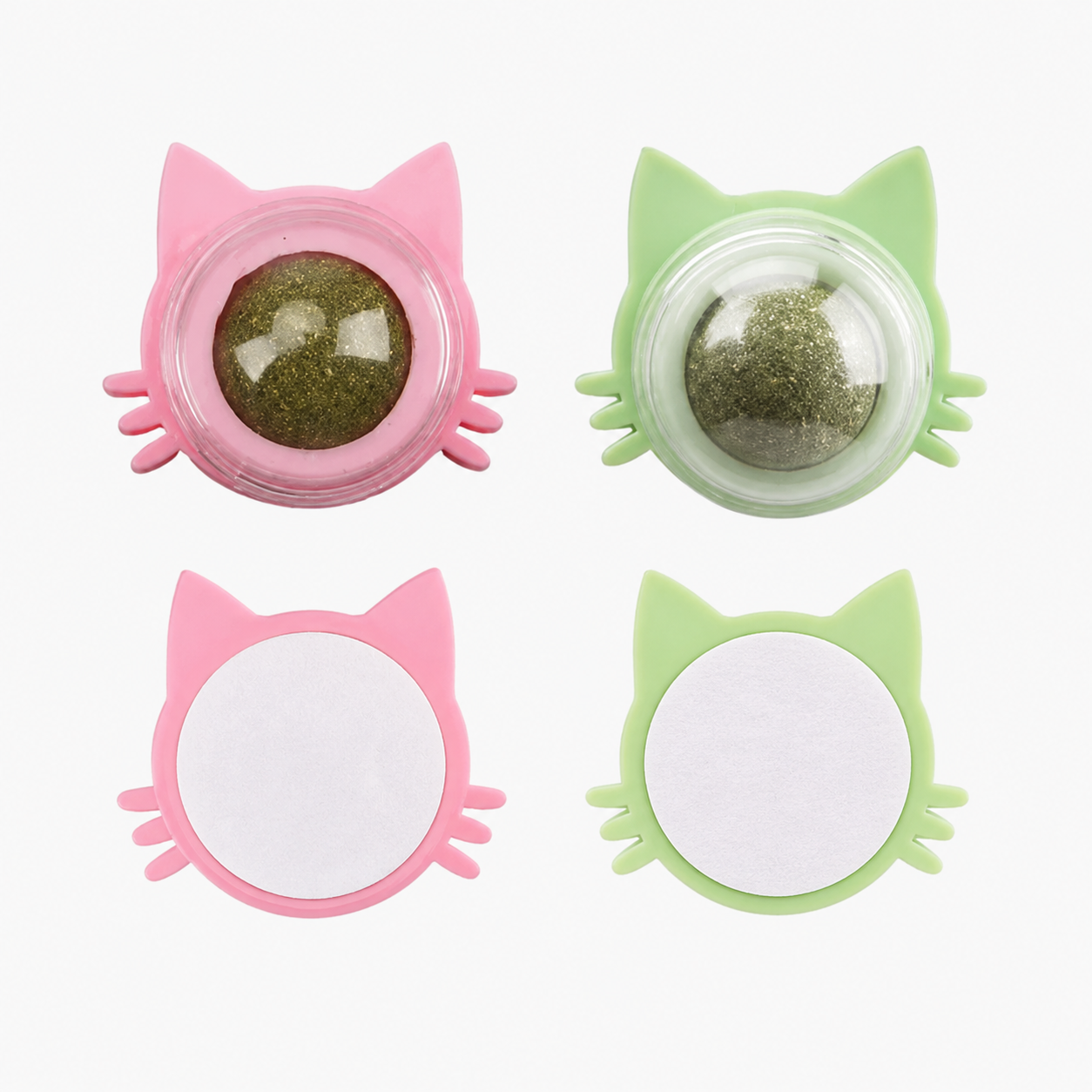 Catnip Wall Treat Ball for Cats – Lick Toy, Pack of 2 | BagnShop