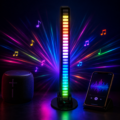 Smart RGB Sound Bar – Music-Reactive LED Light Bar | BagnShop
