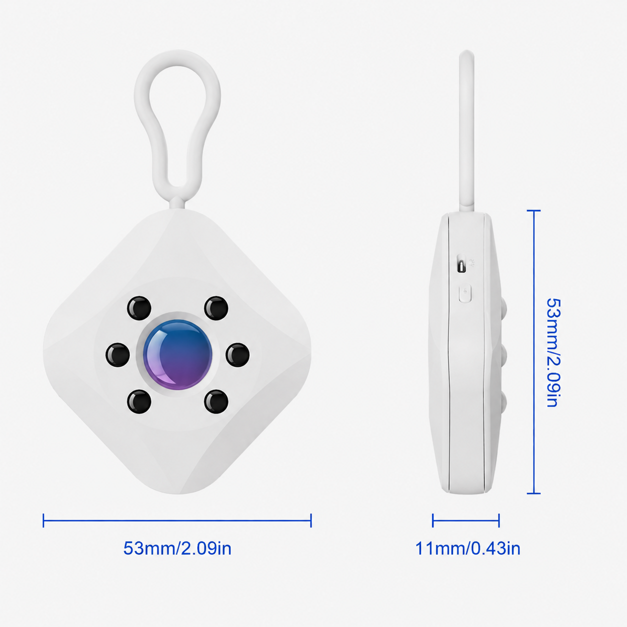 Hidden Camera Detector Keychain – Anti-Spy RF & Lens Finder | BagnShop