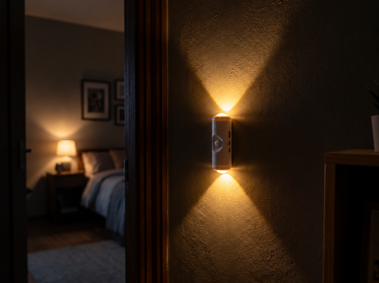 Motion Sensor Wall Light – Magnetic Rechargeable LED Lamp
