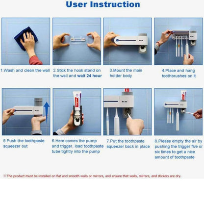 BagnShop UV toothbrush sterilizer holder lifestyle bathroom shot