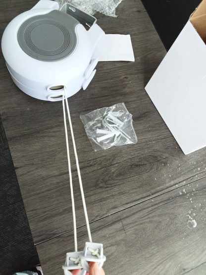 BagnShop retractable wall clothesline mounting hardware