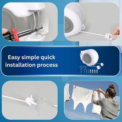 BagnShop retractable clothing line product specifications