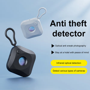 Compact hidden camera detector with keychain, infrared optical sensing for household items, lifestyle products, and gifts. - BagnShop - Hidden Camera Detector With Keychain - appliance, shop - Default Title