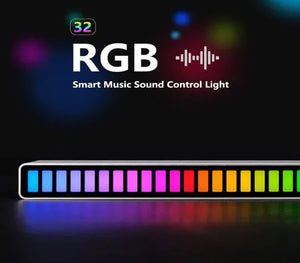 Smart RGB rhythm sound bar with multicolor LED lights, modern lifestyle product for home decor and gifts. - BagnShop - Smart RGB Rhythm Sound Bar - appliance, shop - Default Title