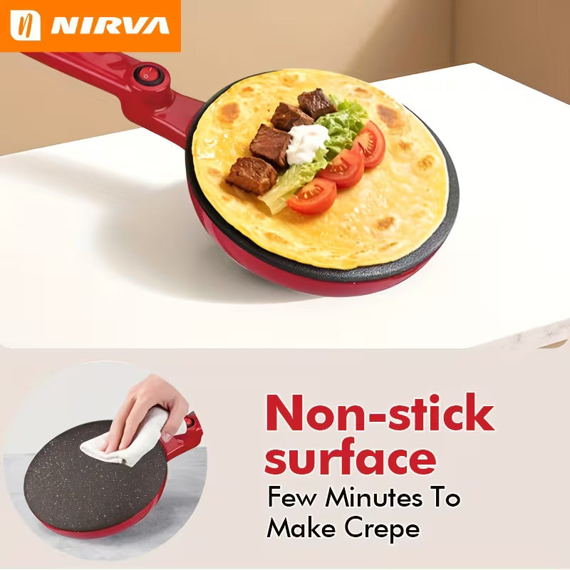 BagnShop non-stick crepe maker accessories included