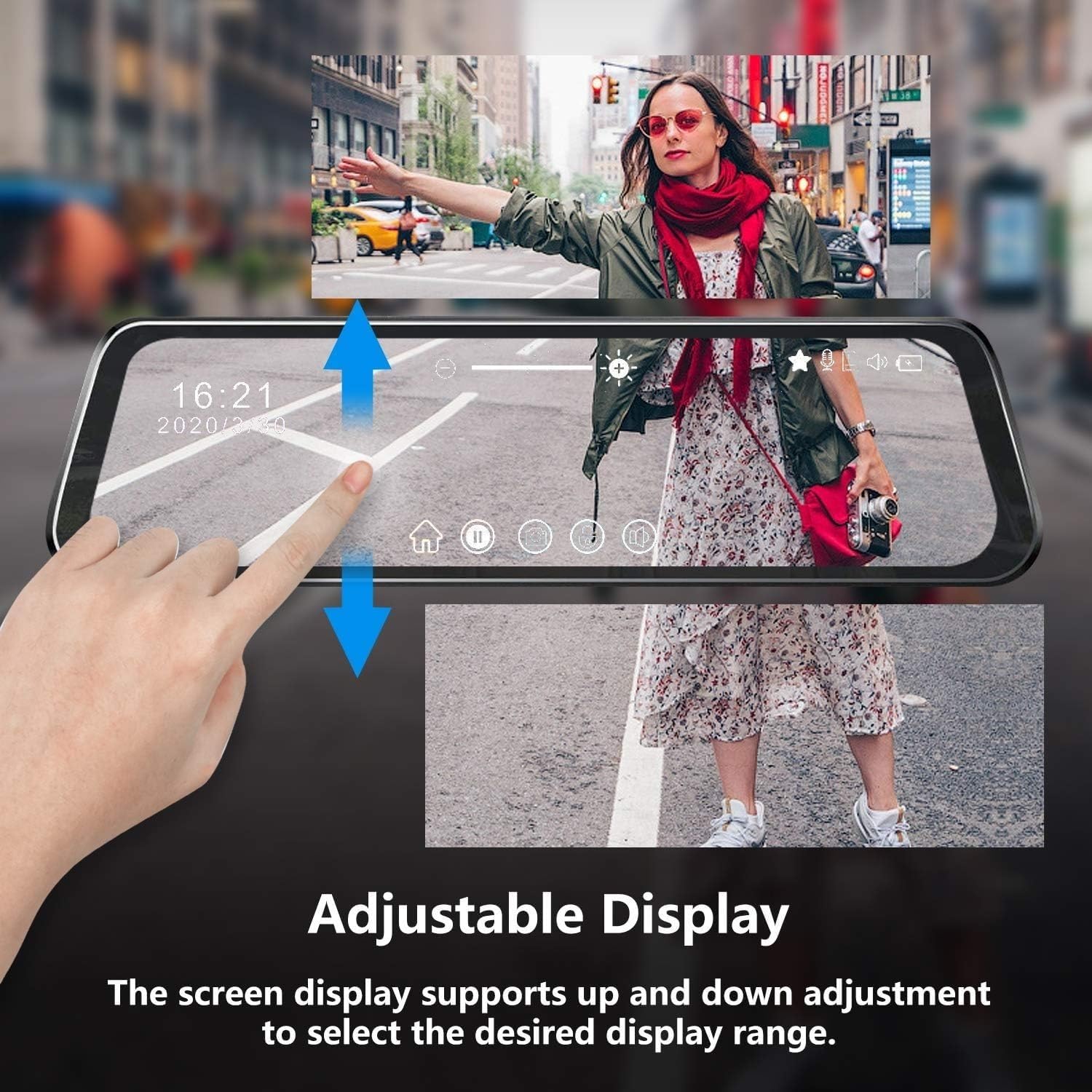 BagnShop GPS dash cam mirror installation guide step by step