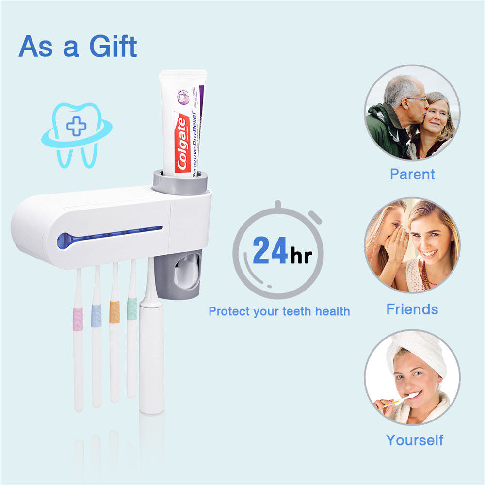 BagnShop UV sterilizer holder soap dispenser function detail