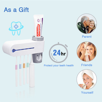 BagnShop UV sterilizer holder soap dispenser function detail
