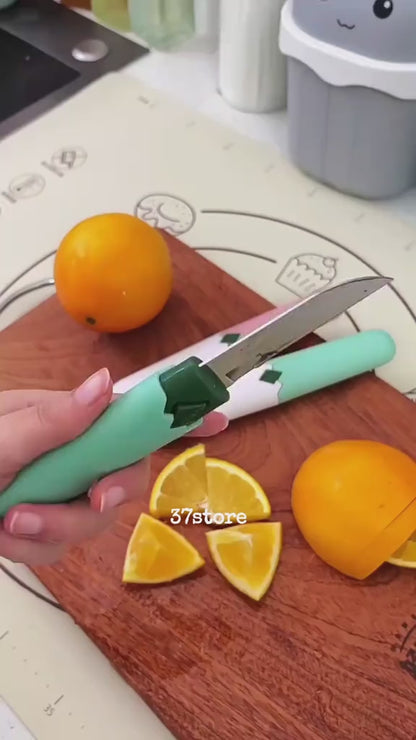 2-in-1 Vegetable Peeler & Knife – Compact Kitchen Tool | BagnShop