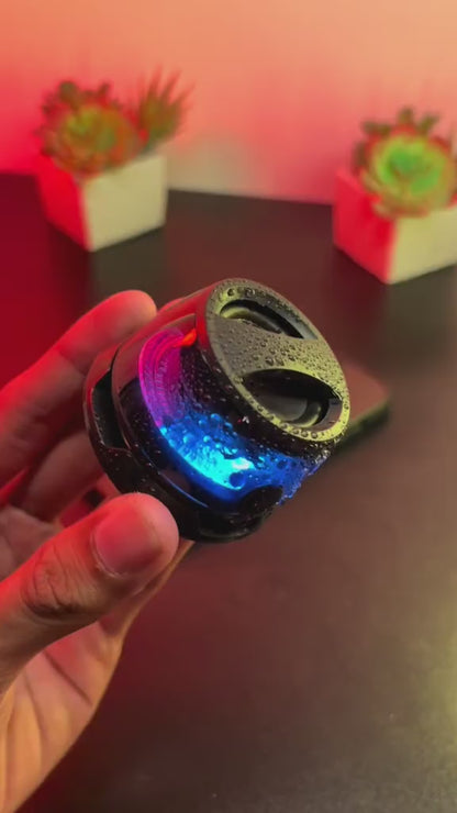Wireless Magnetic Speaker – Portable Bluetooth with RGB Lighting | BagnShop