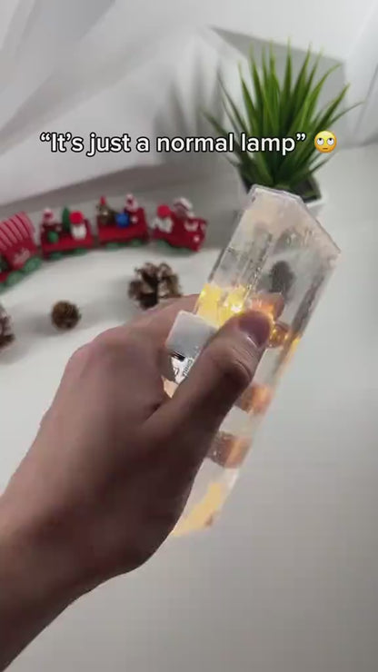 DIY Snowy Street LED Lamp – USB Tabletop Night Light | BagnShop